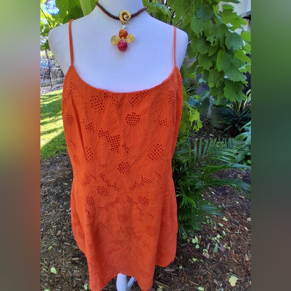 🔥NWT Lulus SUNNY GLOW EMBROIDERED Dress XL & FREE GIFT - Picture 12 of 16